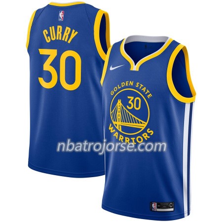 Män Golden State Warriors Tröja Stephen Curry 30 2019-20 Nike Icon Edition Swingman